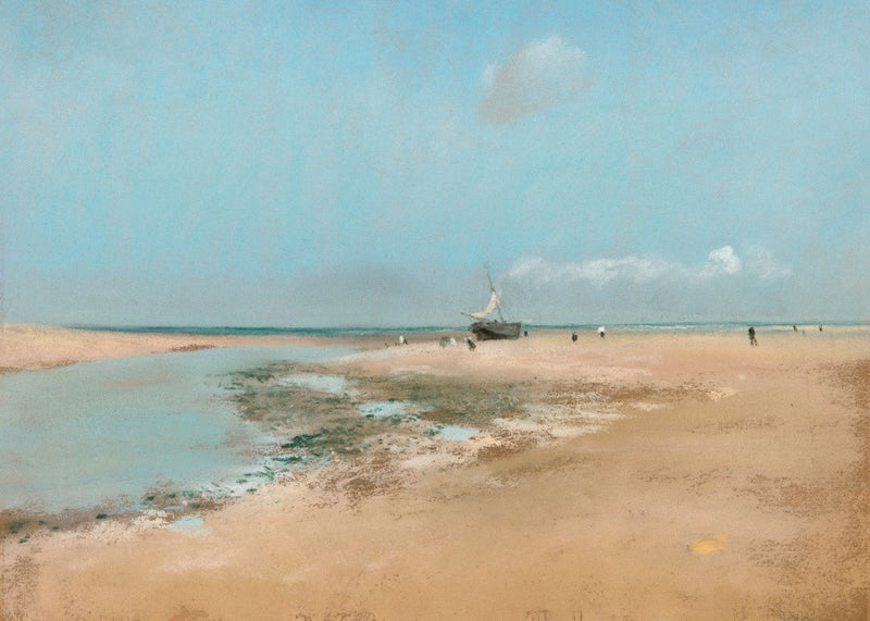 Beach At Low Tide