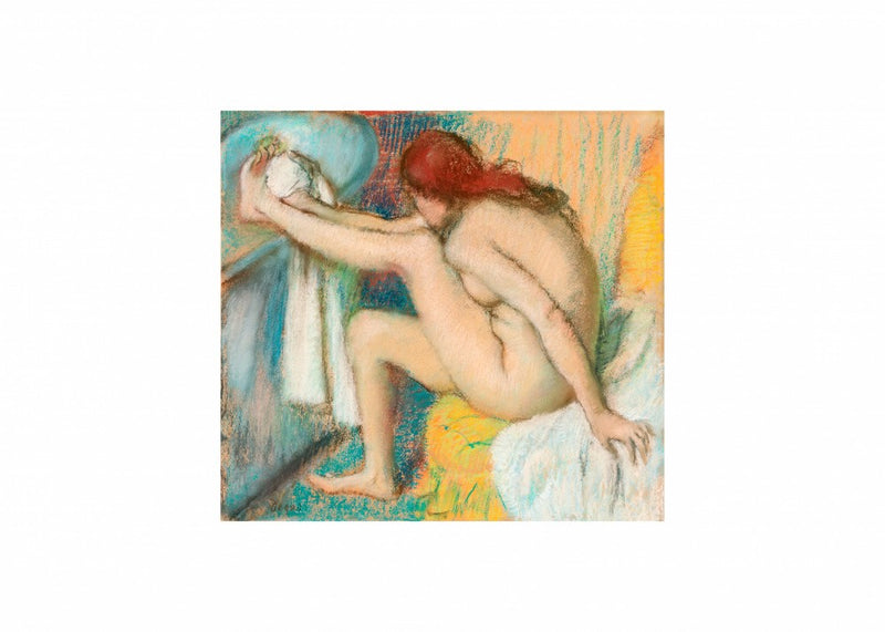Woman Drying Her Foot