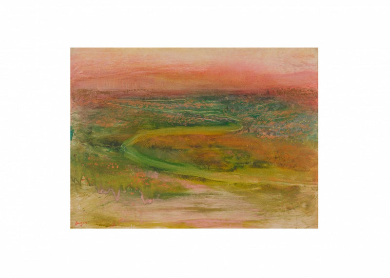 S Shaped Path In an Abstracted Landscape No.2