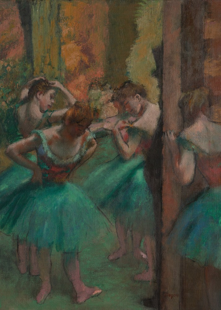 Dancers, Pink and Green