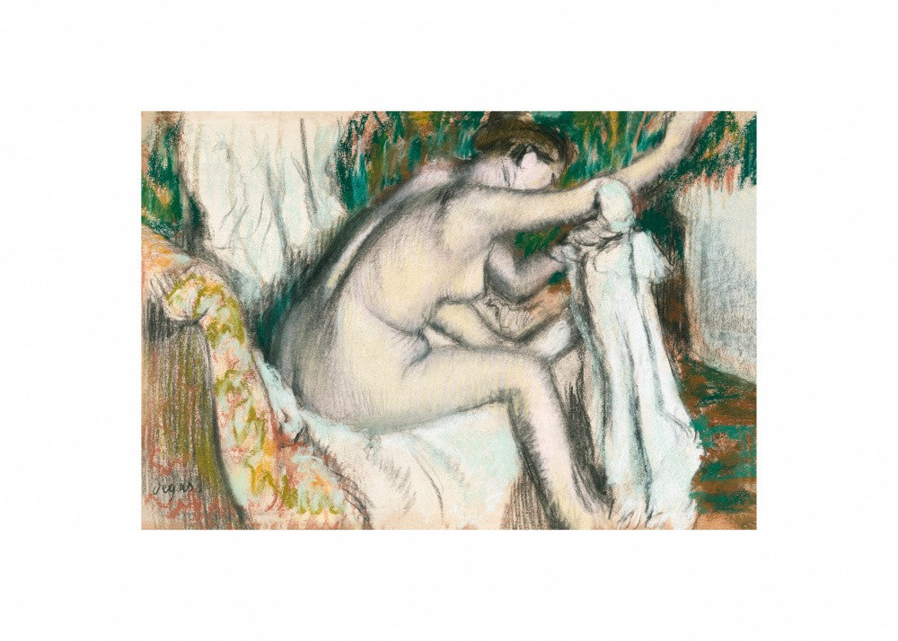 Woman Drying Her Arm