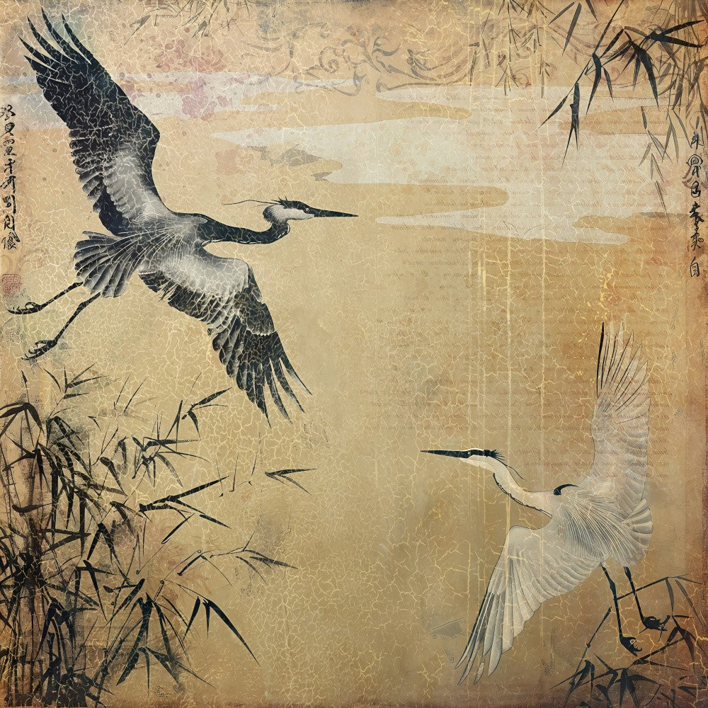 Bird Birds Animal Vintage Art Illustration Wallart 24