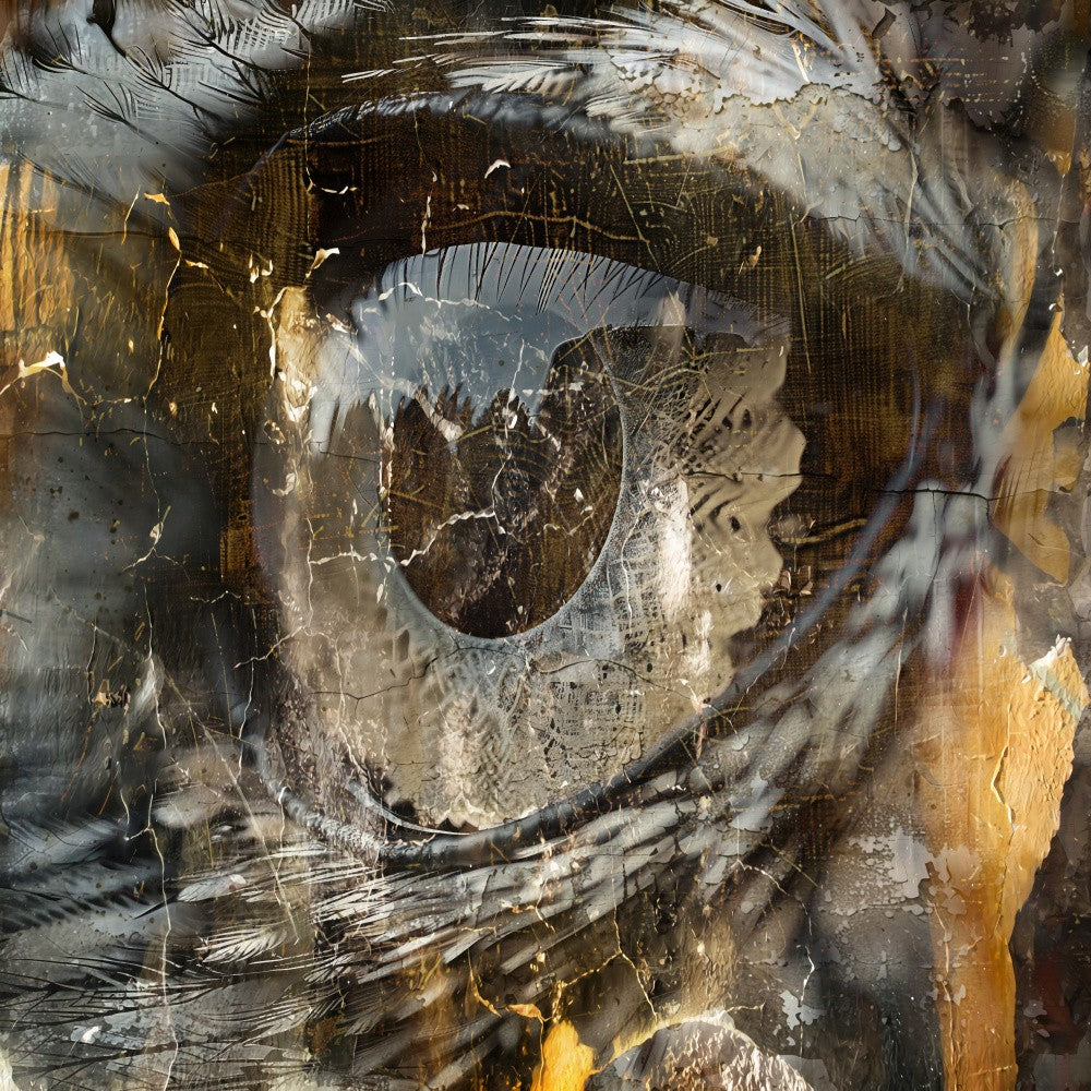 Owl Animal Vintage Art Illustration Wallart 1