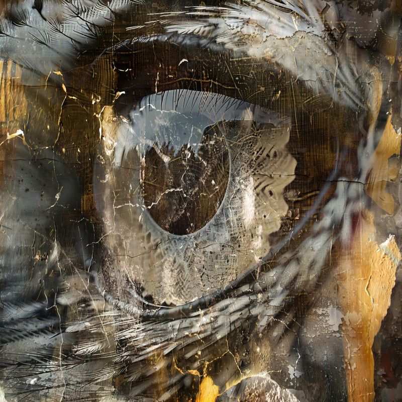 Owl Animal Vintage Art Illustration Wallart 1