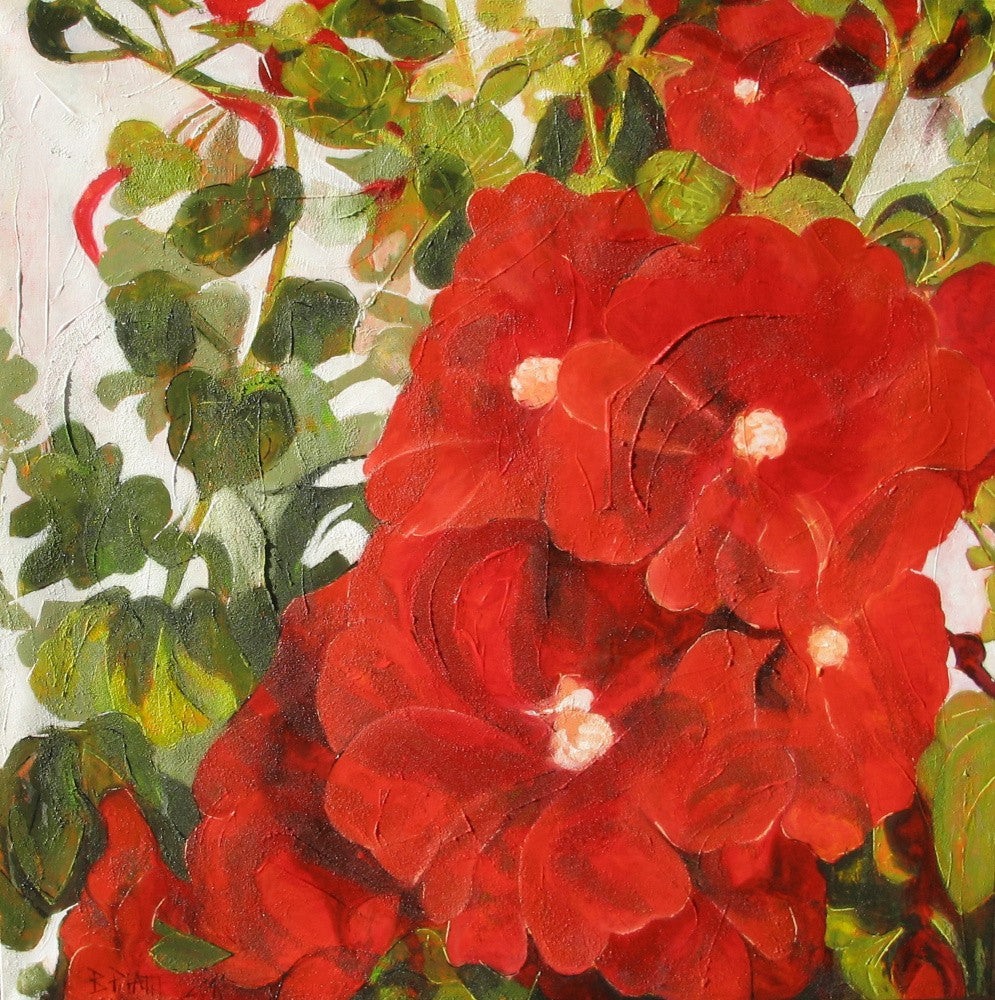 Four Roses, 100 X 100 Cm, Huile Sur Toile, Malacots 2010jpg