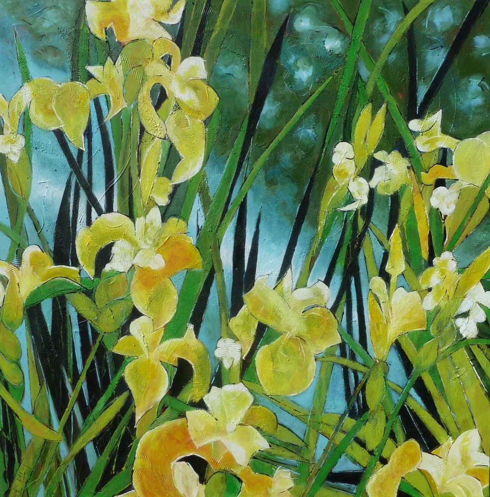 Lost In Paradise, Huile Sur Toile, 100 X 100 Cm, Malacots 2011 Redimensionner