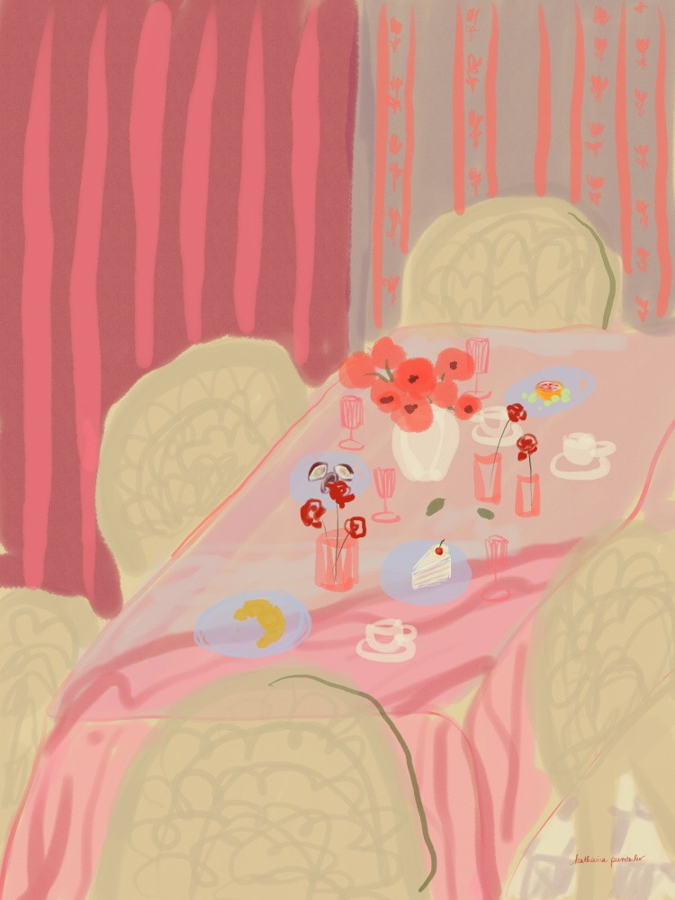 Rosé-Tisch
