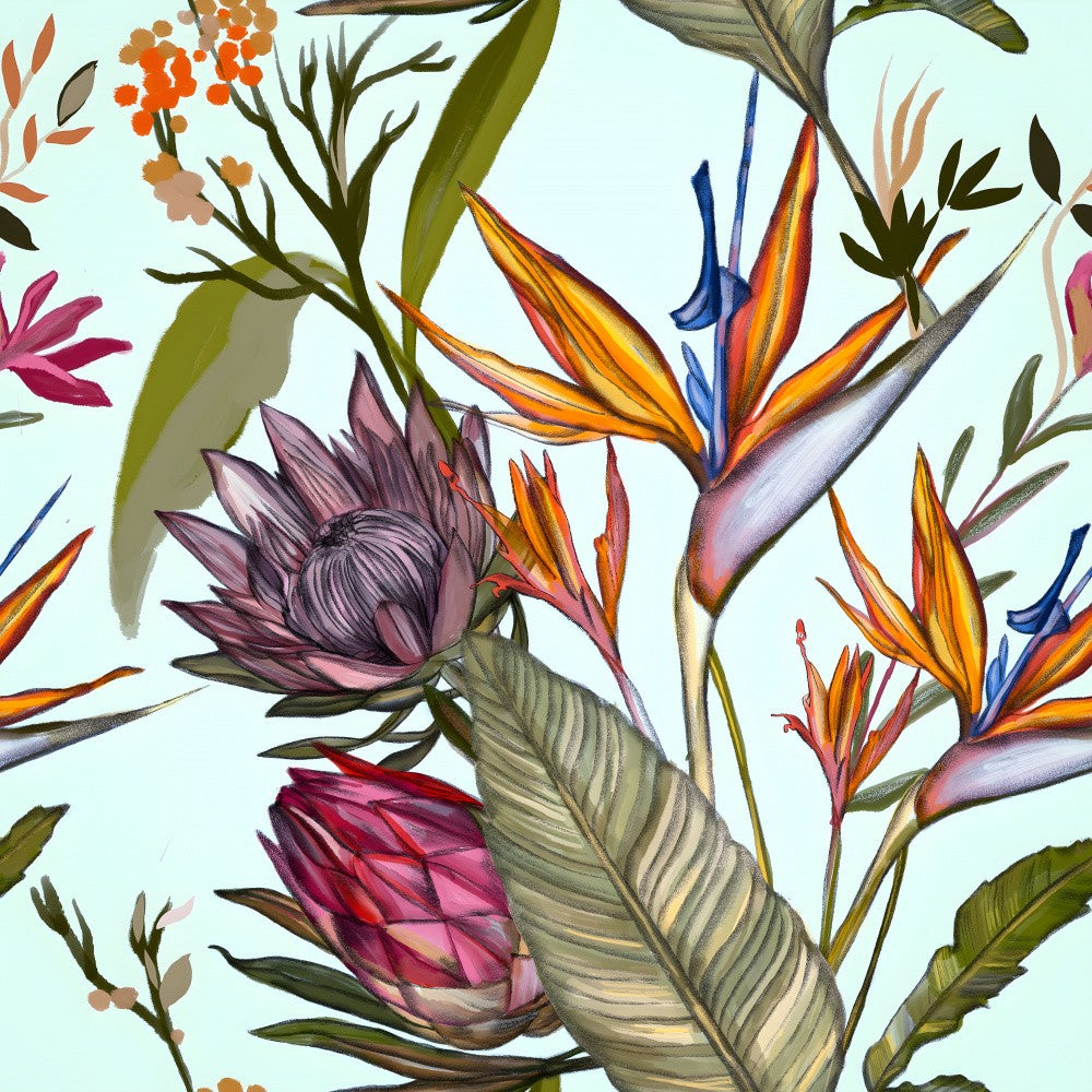 Proteas and Iris