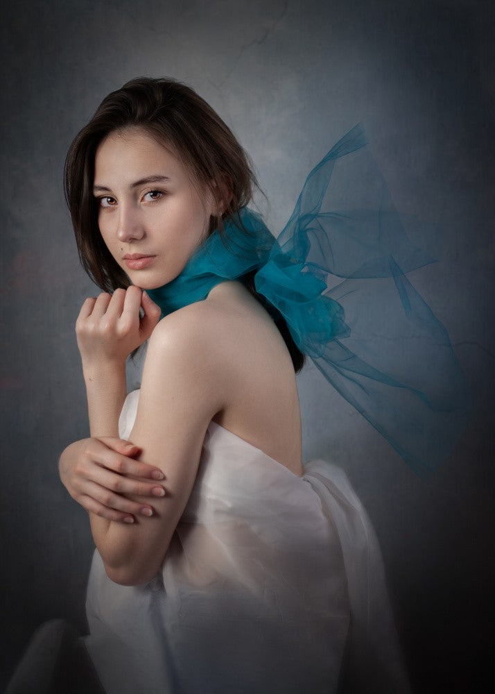 Turquoise scarf