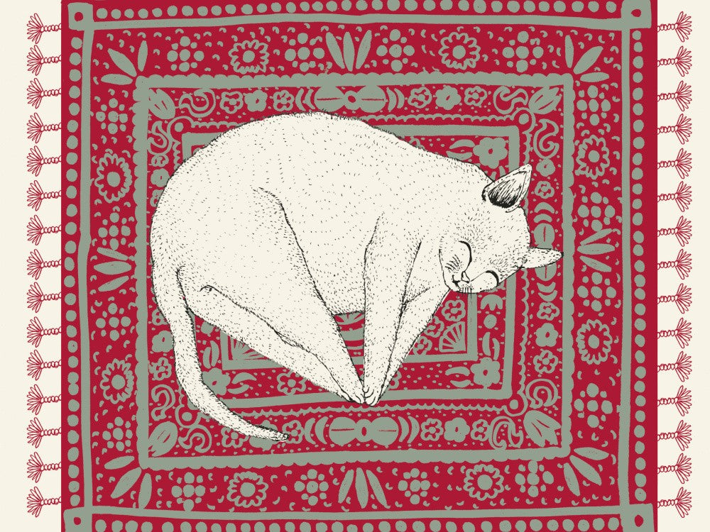 Schlafende Katze VI