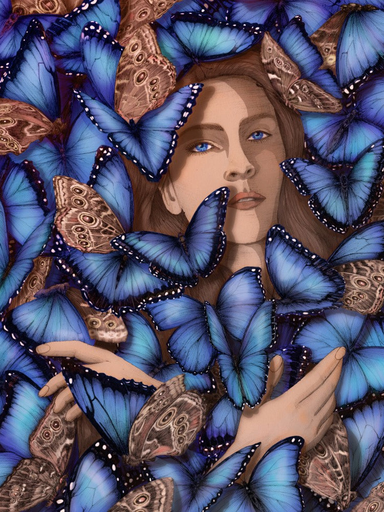 A Moth Among Butterflies Colour Original