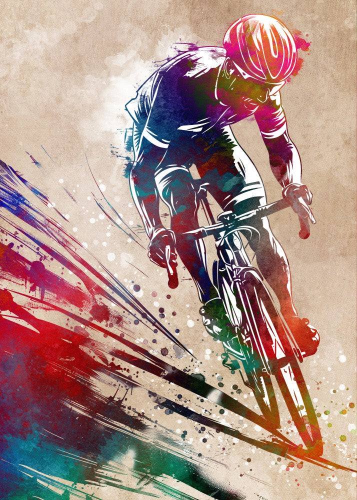 Biker Art Cycling Sport 2