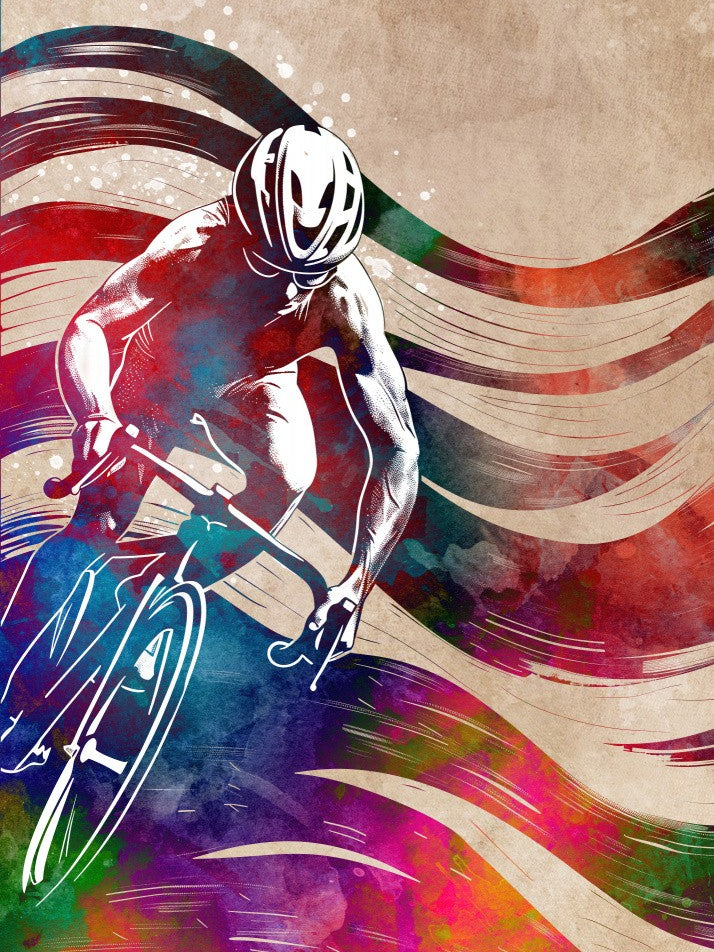 Biker Art Cycling Sport 1