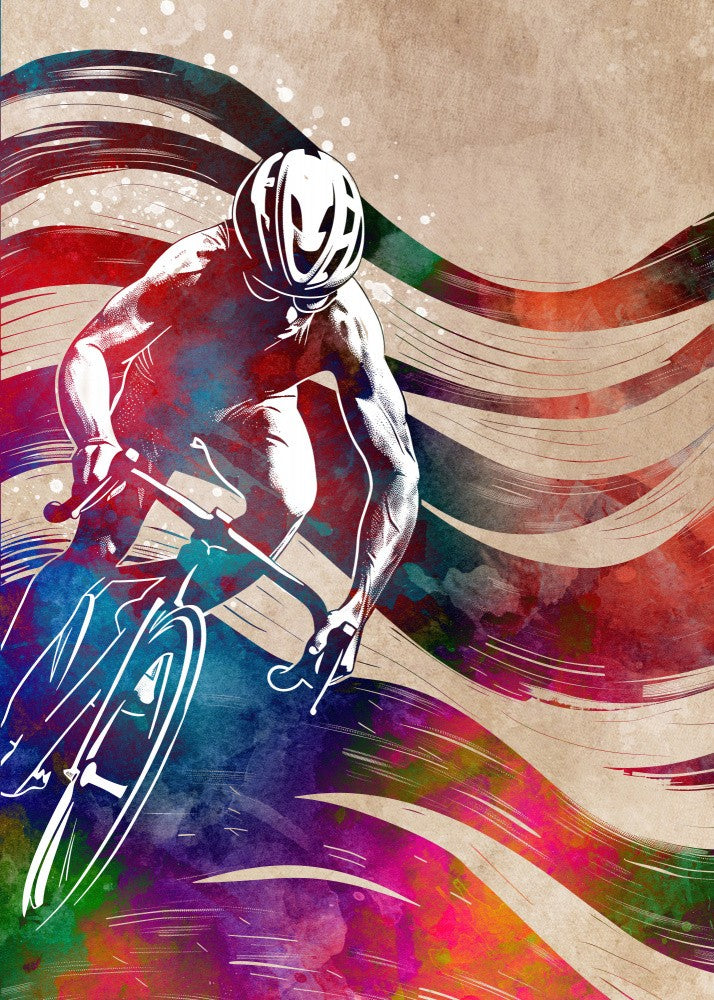 Biker Art Cycling Sport 1