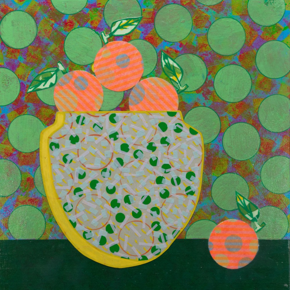 Oranges &amp; Green Dots