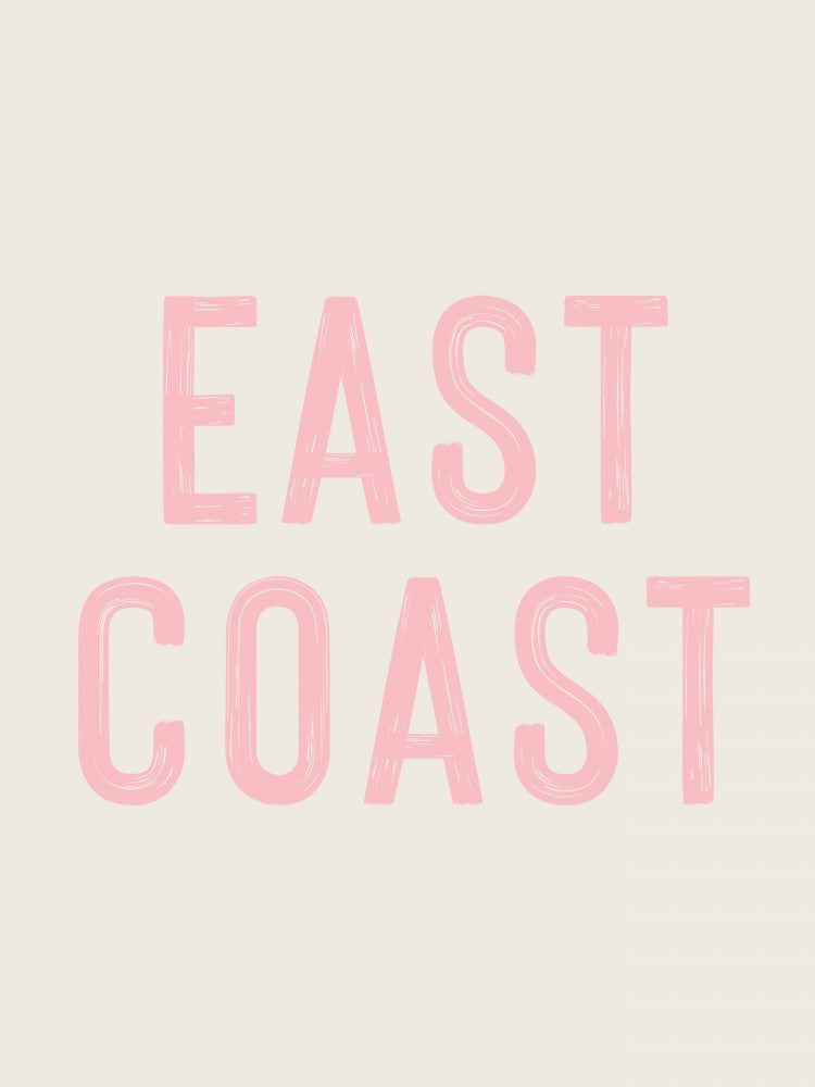 East Coast Sign Pink 1