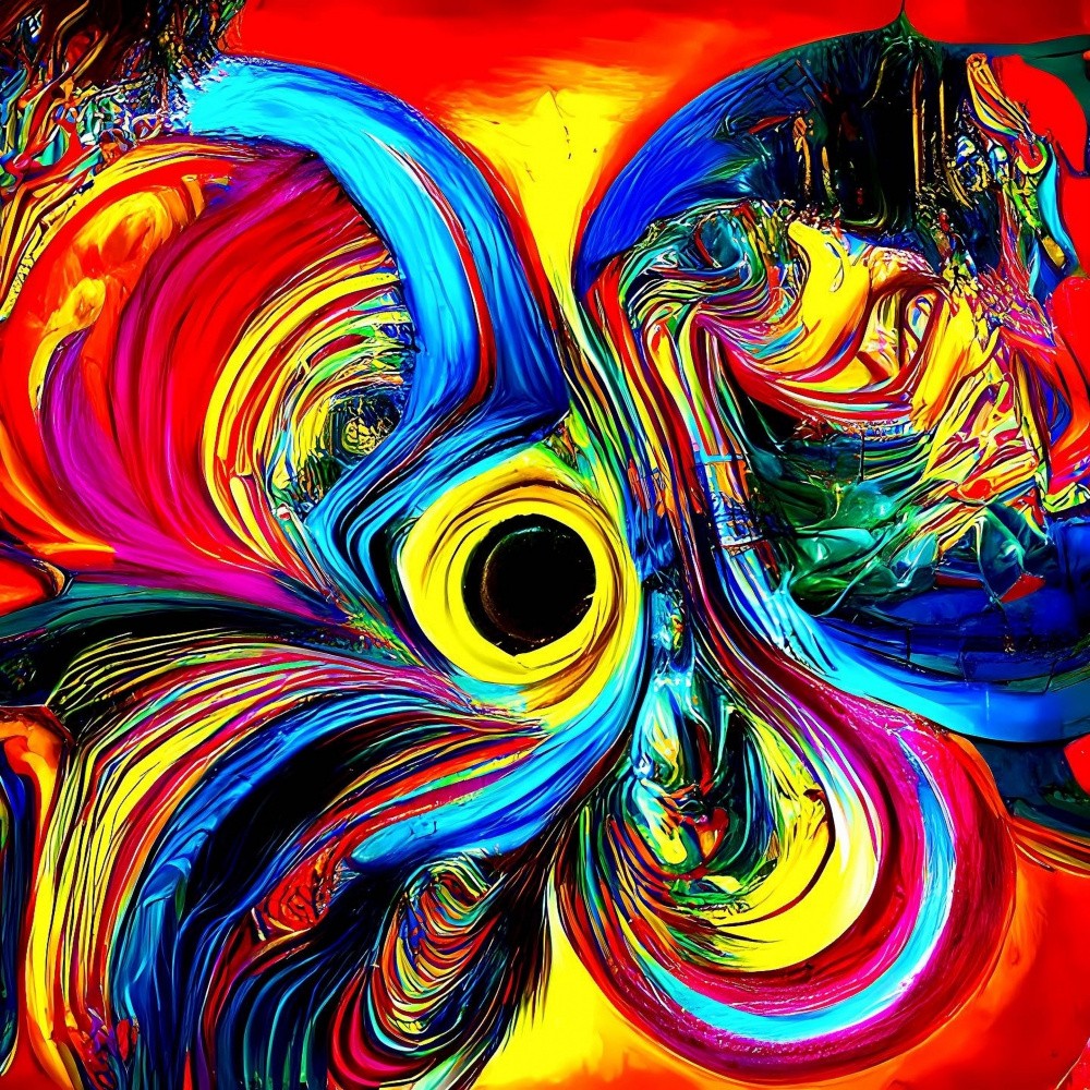 A Digital Dance of Color and Sound, Capturing the Essence of Love