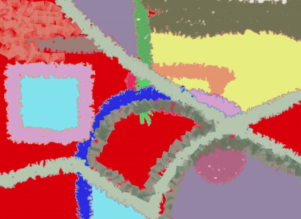 Vivid Patchwork Maze
