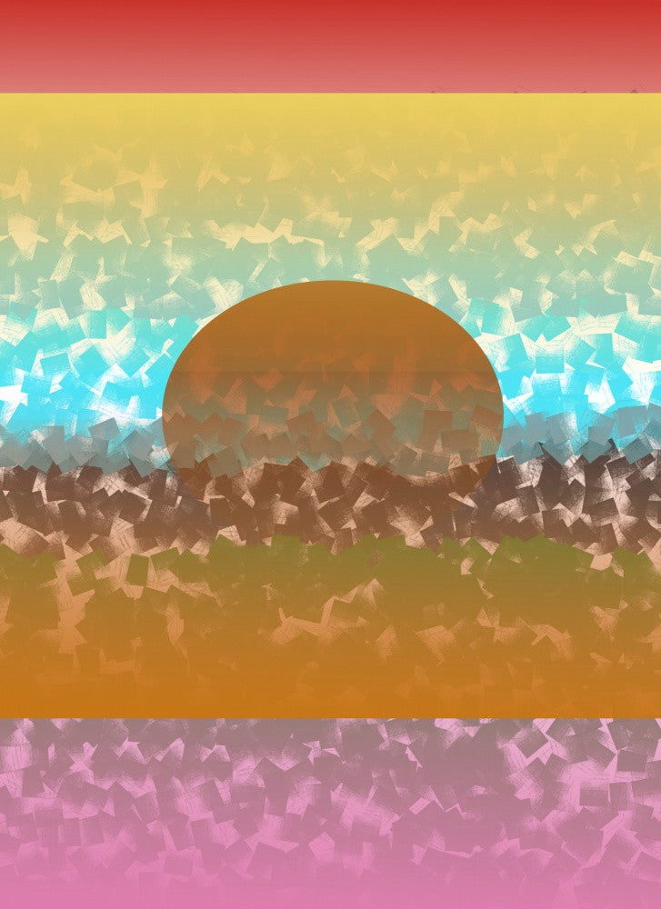 Sonnenuntergangs-Gelassenheit
