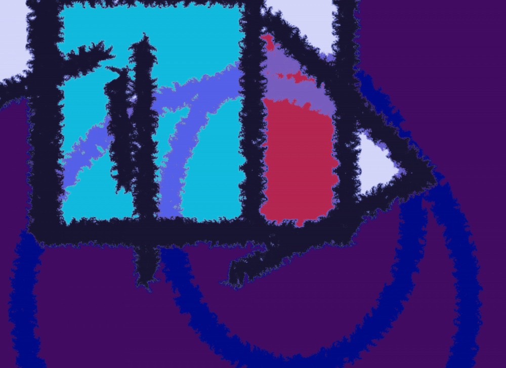 Farbenfrohe Geometrie