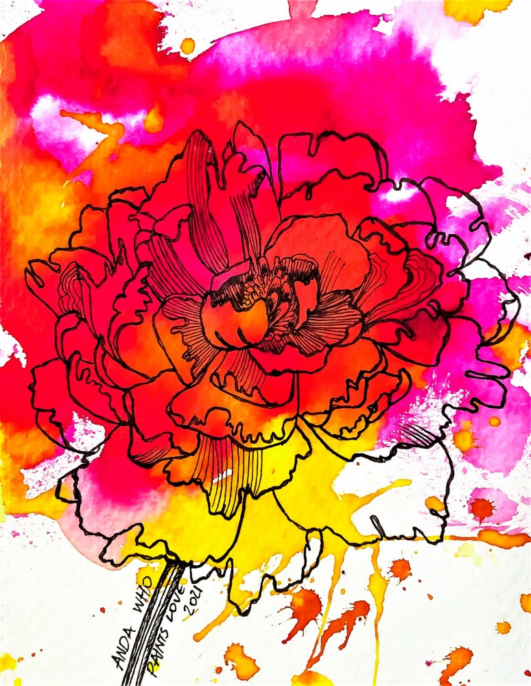Peonia Splashes