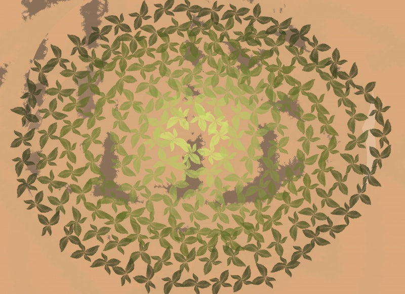 Leafy Mandala Glow