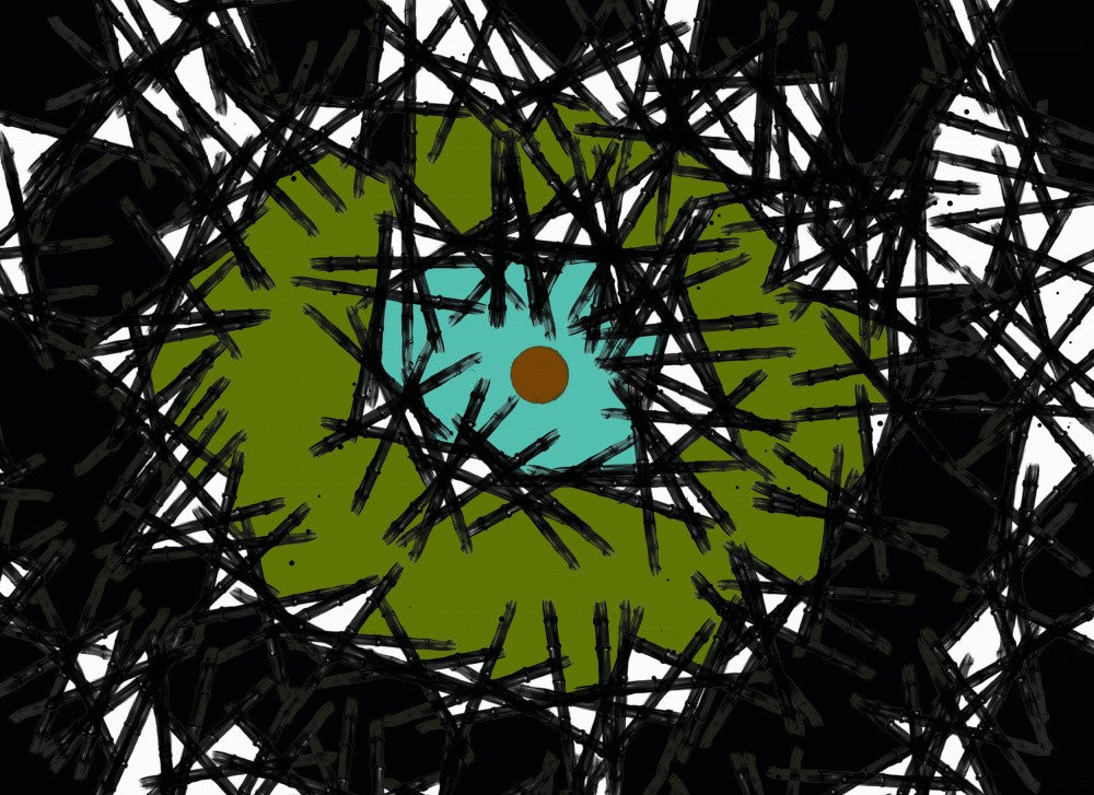 Chaotic Eye Canvas