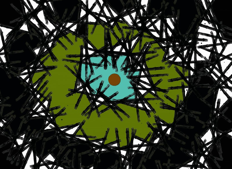Chaotic Eye Canvas