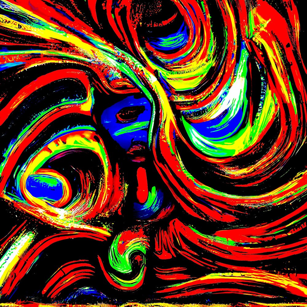 Abstract digital art inspired by dreams and poetry