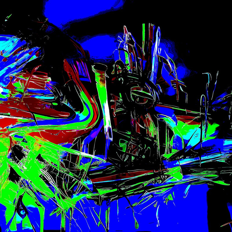 Digital dreamscape: a symphony of colors and lines