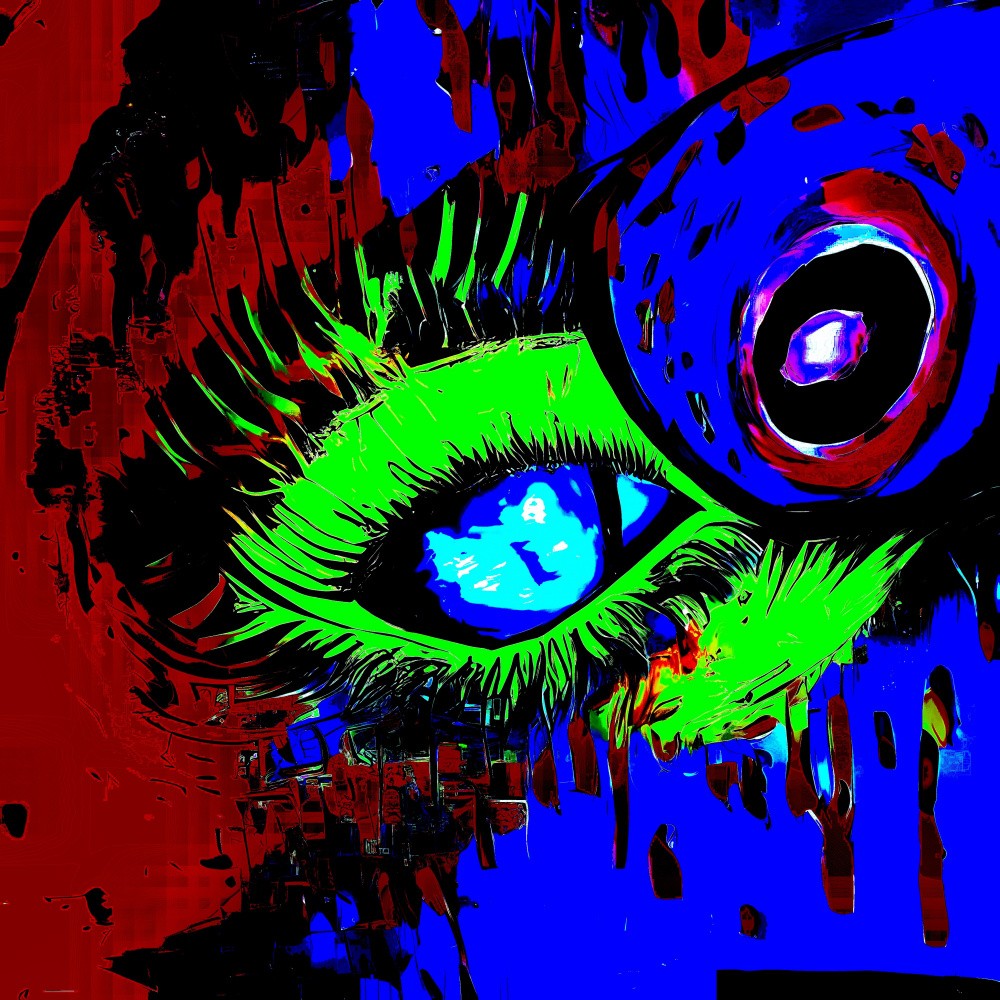 Digital dreamscapes: a vivid eye gazes into the abstract