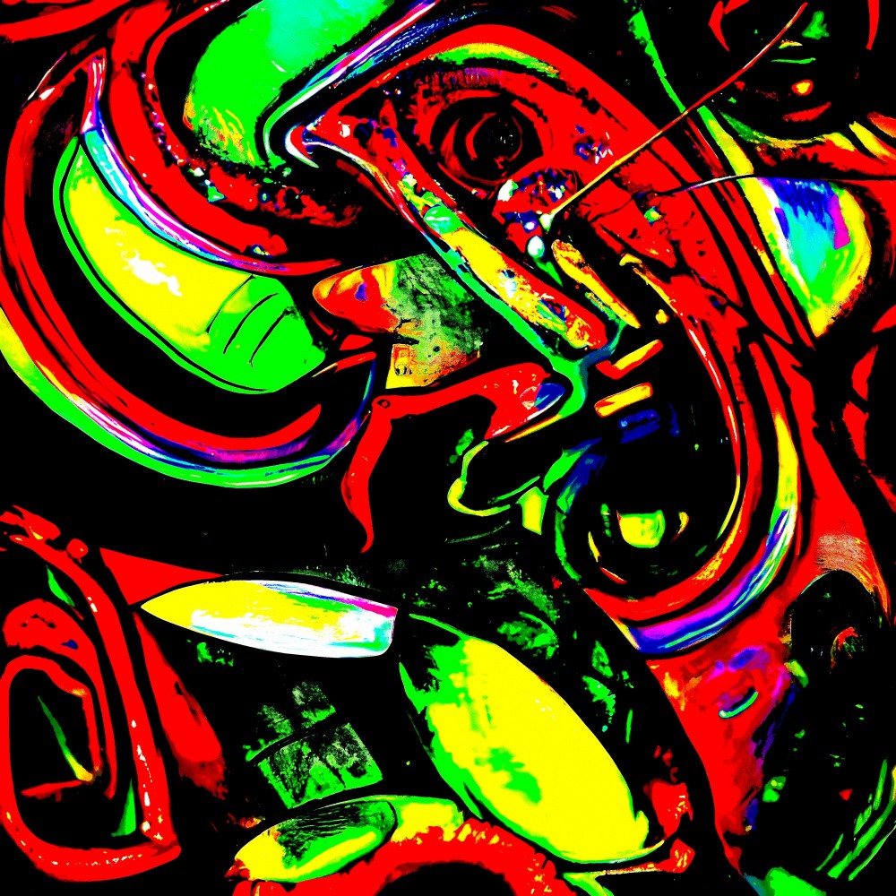 Digital dreamscapes: a symphony of color and form in abstract art