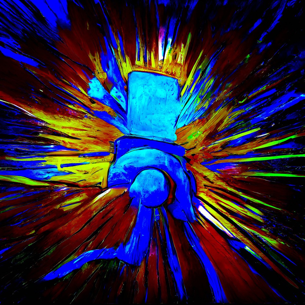 A digital burst of color and dreamscape
