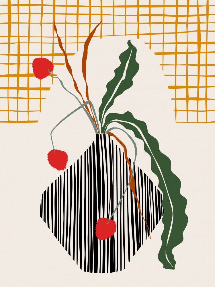 Midcentury Ikebana Light