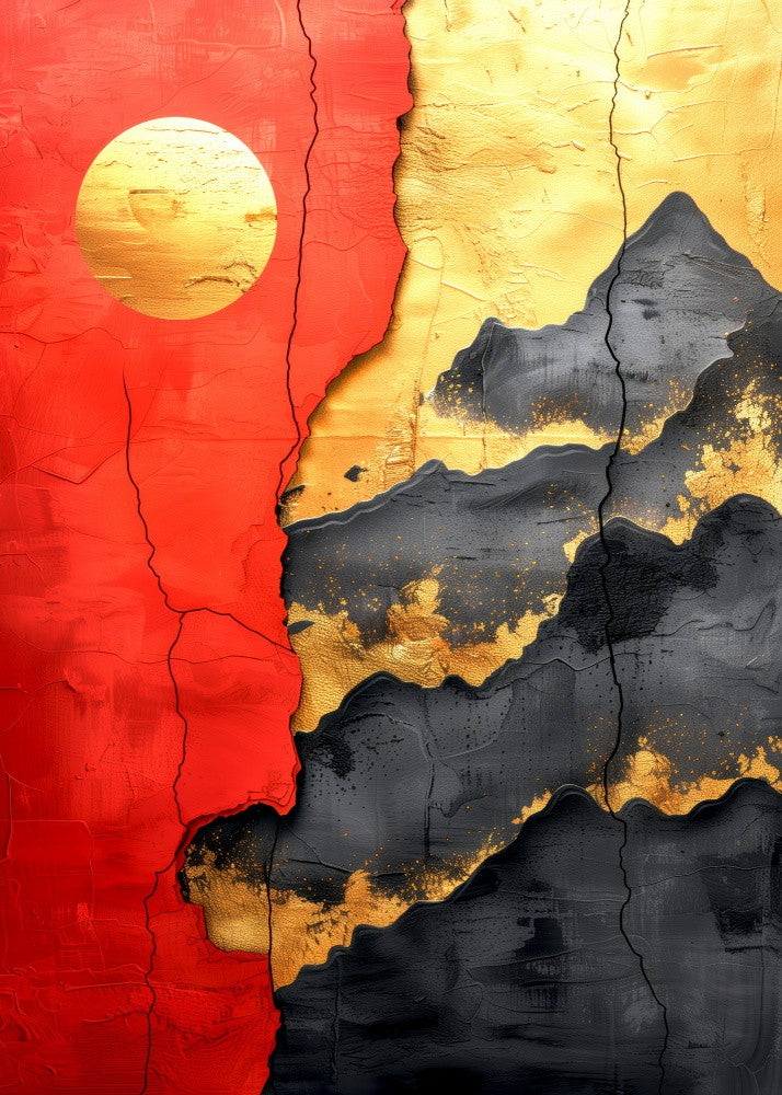 Abstraction Graphic with sun (80)
