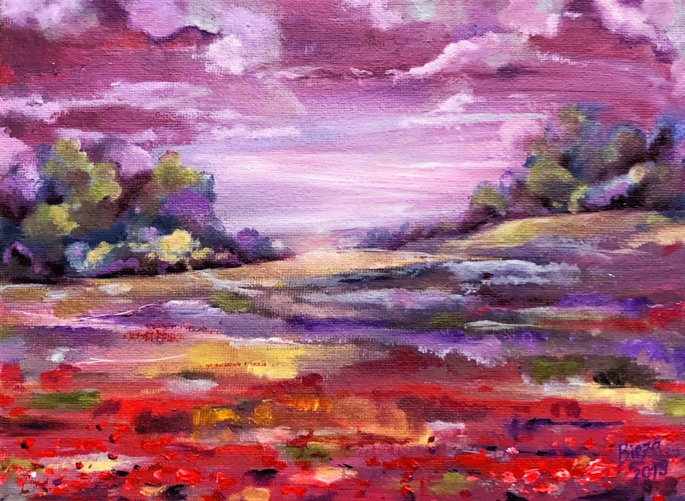 Purple Landscape