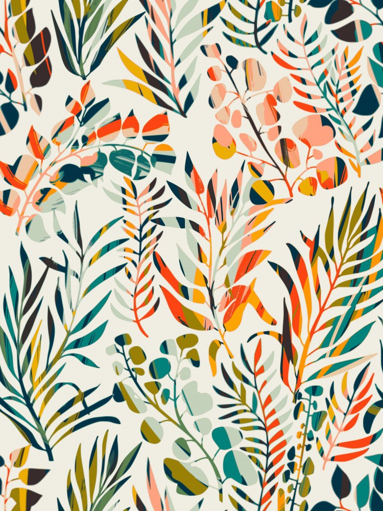 Colorful Leaves Pattern