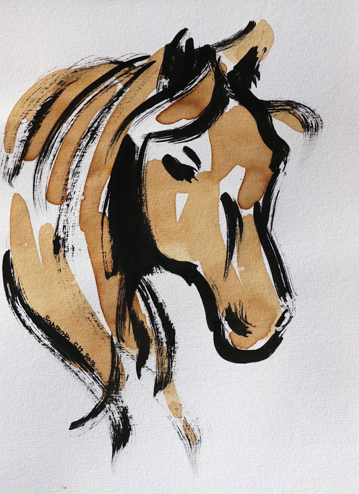Brushstroke Horse