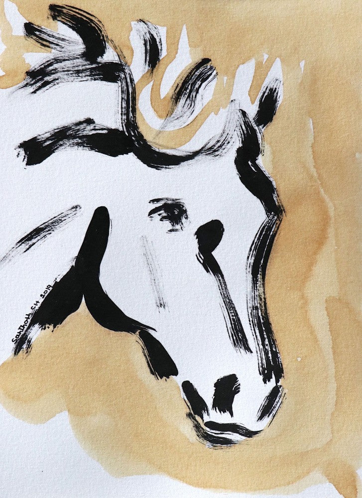 Bold Equine Brushwork