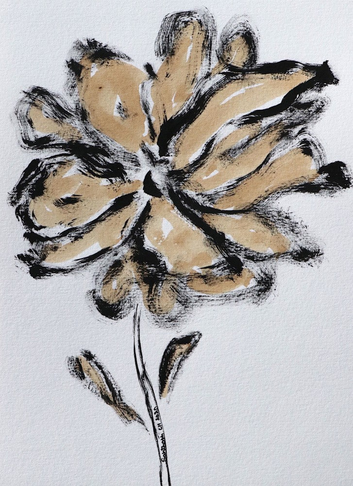 Ink Petal Bloom