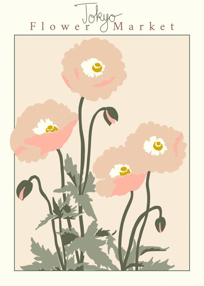 Flower Market Tokyo Poppy