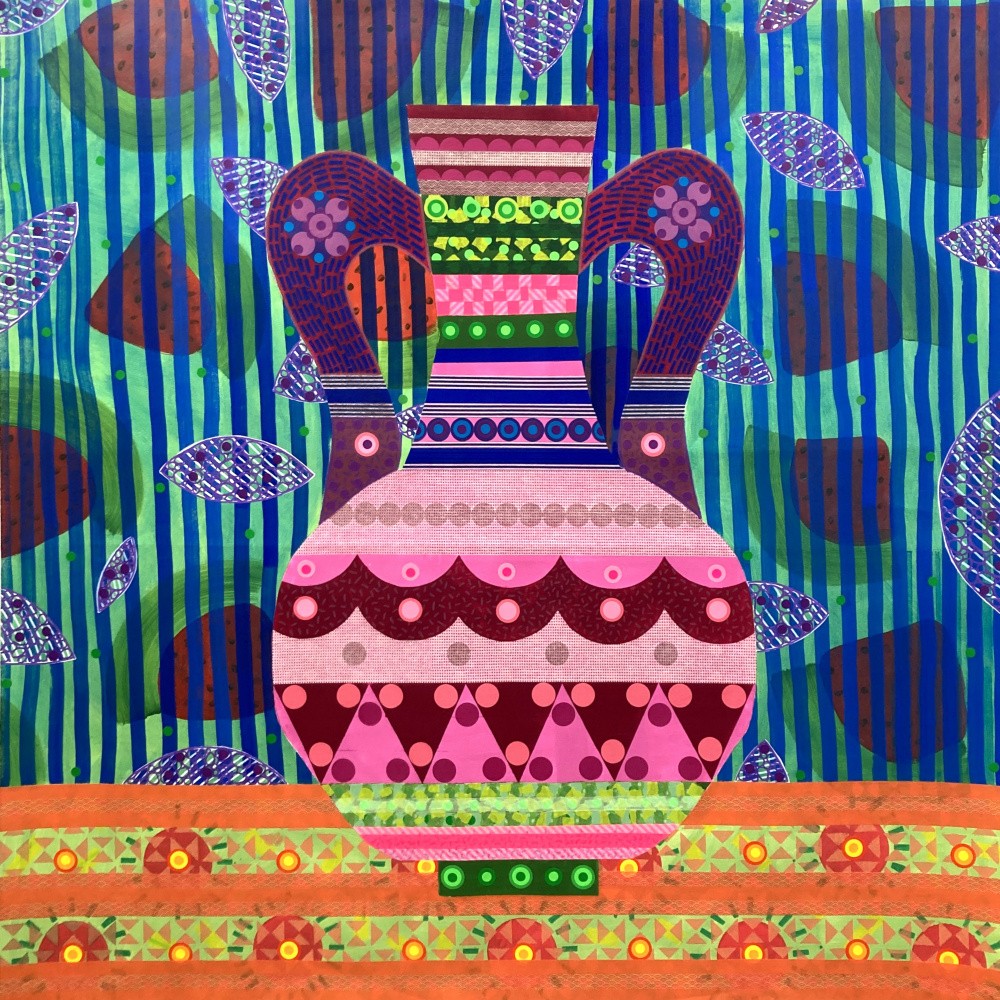 Watermelon and Vase