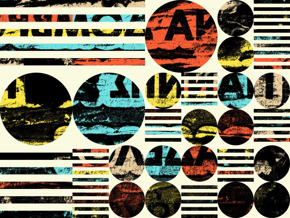 Circles and Stripes in Bold Colors