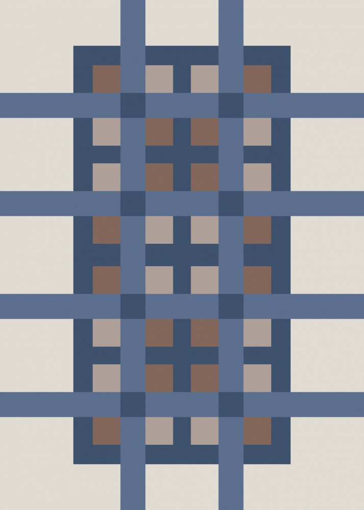 Lines cross artwork