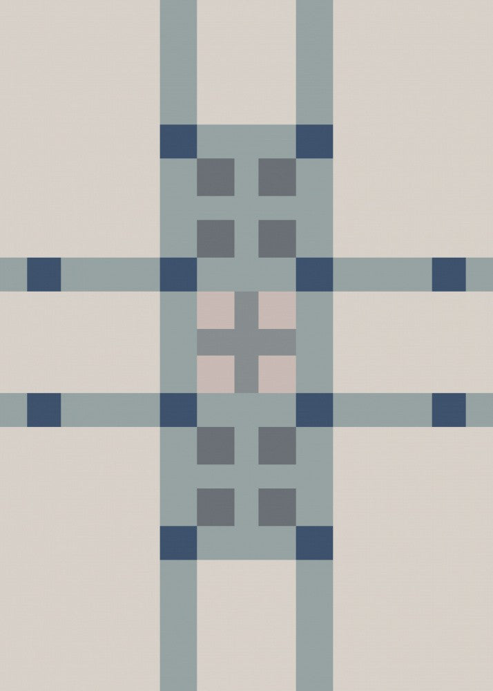 Lines cross artwork