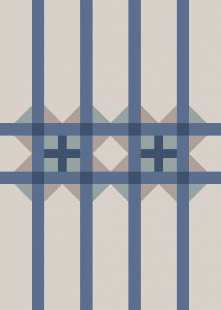 Linienkreuz-Kunstwerk