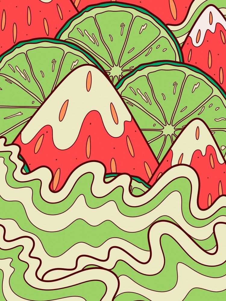 Lime Waves