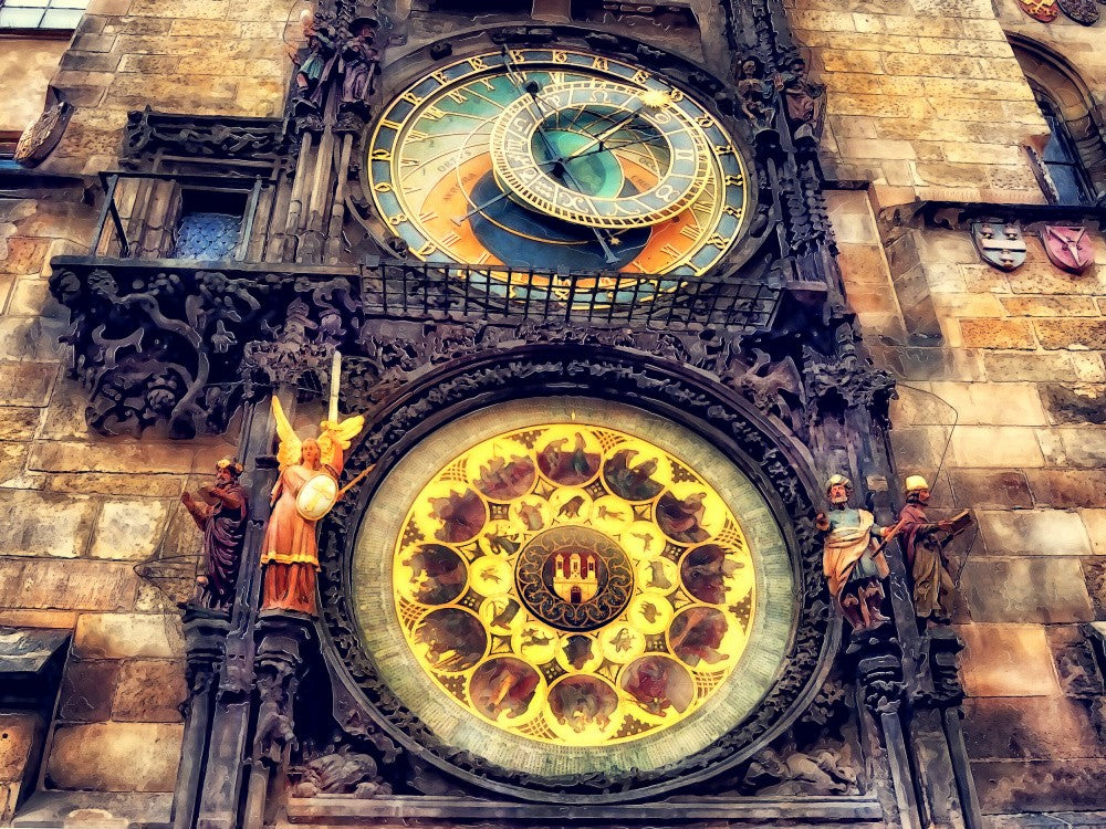 Prague Czechia Watercolor Painting City Art (38)