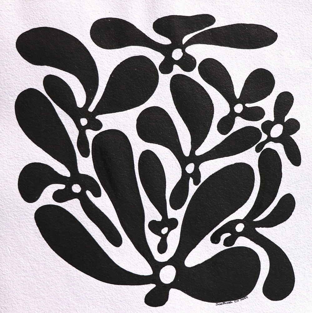 Flowers 01, Ink On Paper