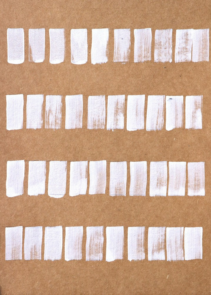 White Brush Rhythm
